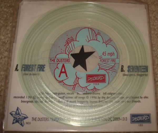 The Dusters* : Forest Fire (7", Single, Cle)
