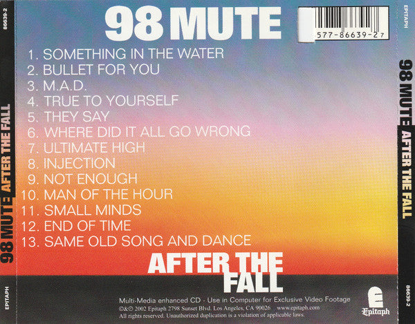 98 Mute : After The Fall (CD, Album, Enh)