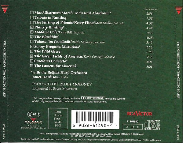 The Chieftains : The Celtic Harp (CD, Album, Dol)