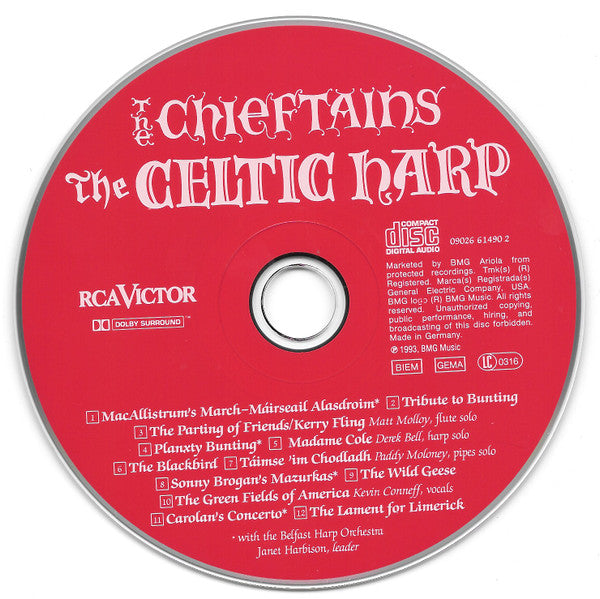 The Chieftains : The Celtic Harp (CD, Album, Dol)