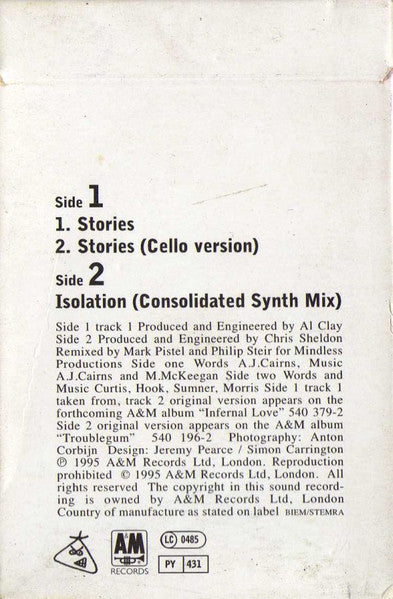 Therapy? : Stories (Cass, Single, Ltd)