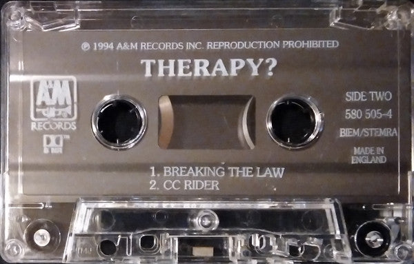 Therapy? : Nowhere (Cass, Single)
