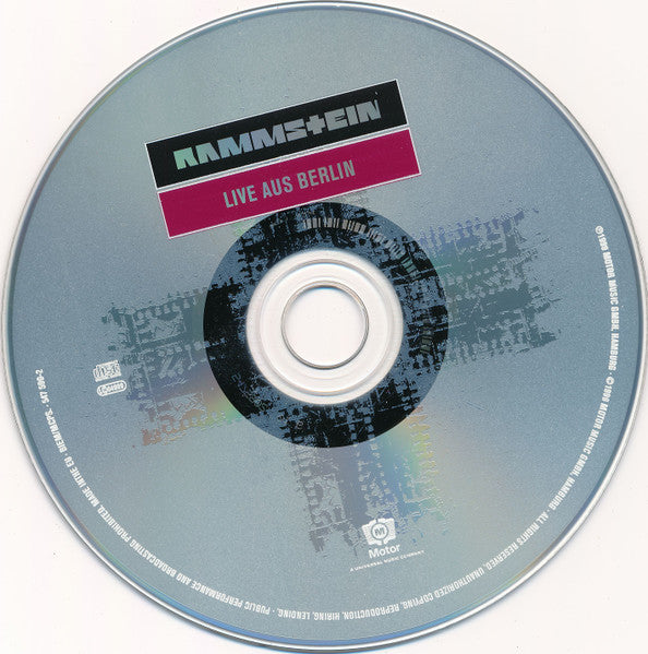 Rammstein : Live Aus Berlin (CD, Album, RP)