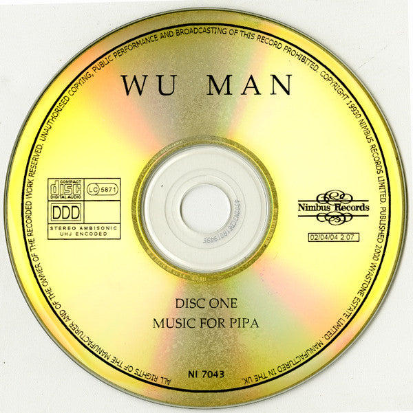 Wu Man : Chinese Traditional & Contemporary Music For Pipa And Ensemble (2xCD, Album, Comp)