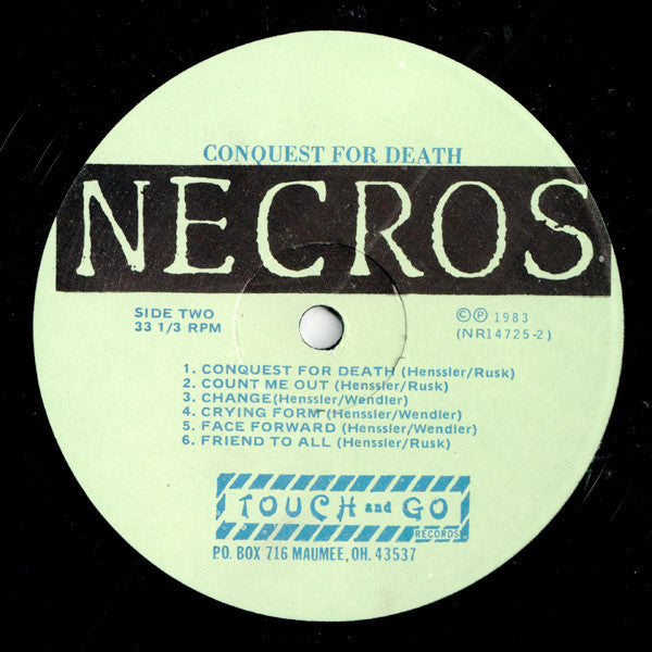 Necros (2) : Conquest For Death (LP, Album)