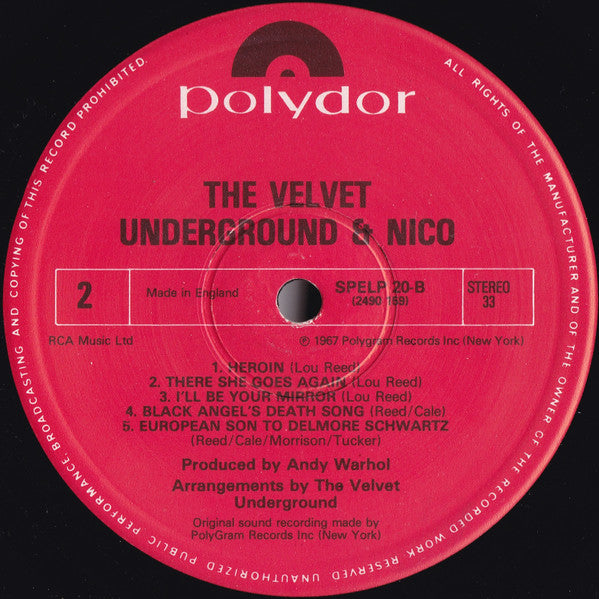 The Velvet Underground & Nico (3) : The Velvet Underground & Nico (LP, Album, RE)