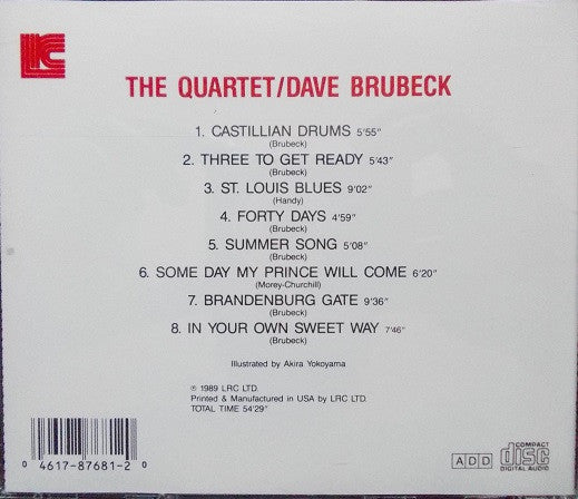Dave Brubeck : The Quartet (CD)
