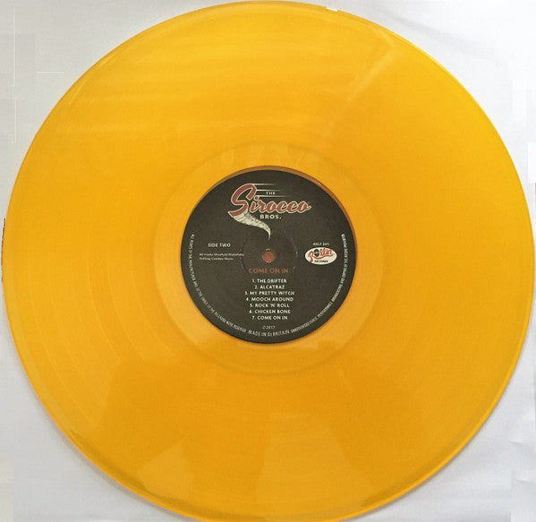 Sirocco Bros. : Come On In (LP, Album, Ltd, yel)