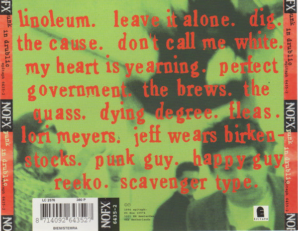 NOFX : Punk In Drublic (CD, Album, RE)