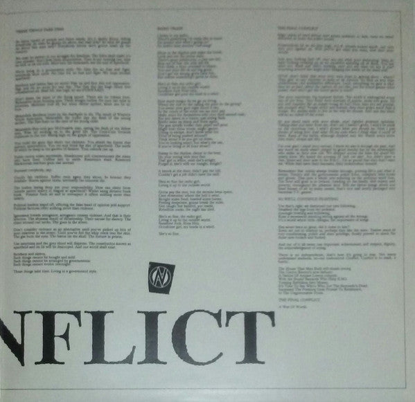 Conflict (2) : The Final Conflict (LP, Album, Gat)