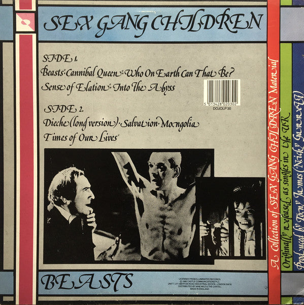 Sex Gang Children : Beasts (LP, Comp, RE)