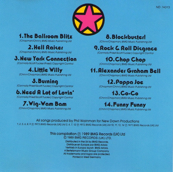 The Sweet : Blockbusters (CD, Comp)