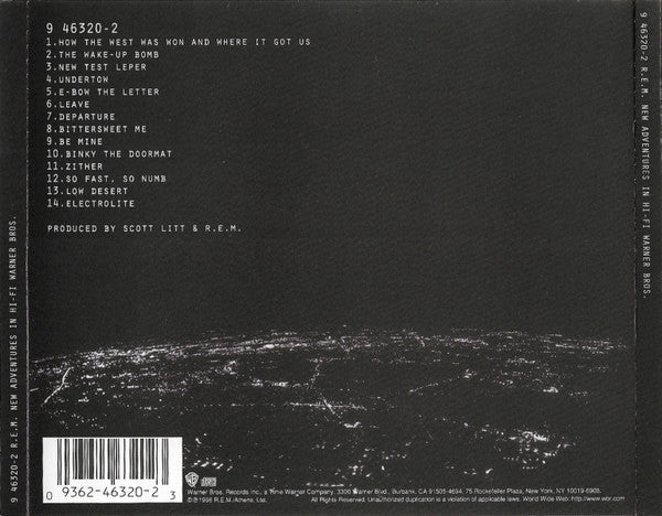 R.E.M. : New Adventures In Hi-Fi (CD, Album)