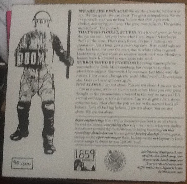 Abolitionist : The Pinnacle EP (7", EP, Num, Blu)