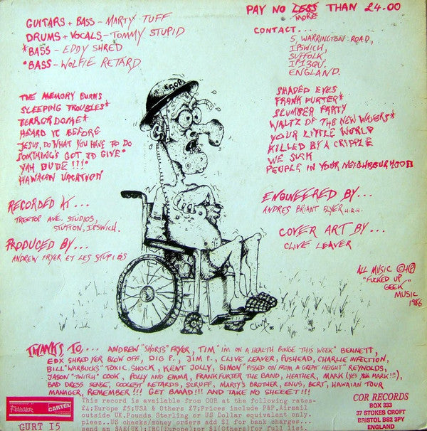 Stupids : Retard Picnic (LP, Album)