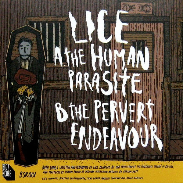 Lice (6) : The Human Parasite (7", Single, Ltd)