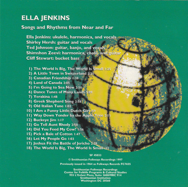 Ella Jenkins : Songs And Rhythms From Near And Far (CD, Album, RE)