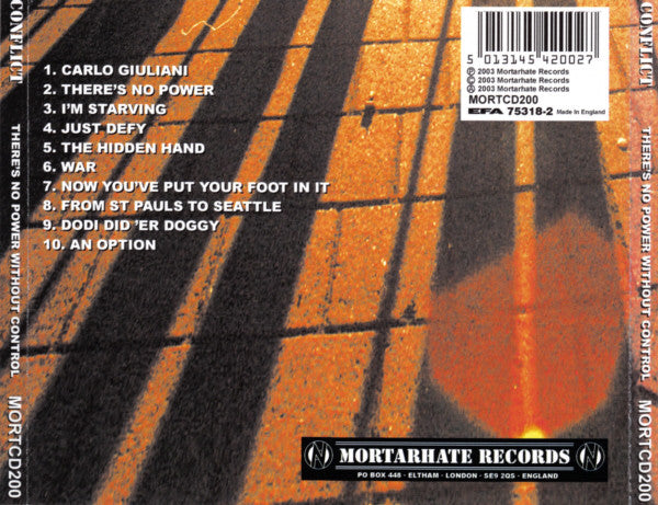 Conflict (2) : There's No Power Without Control (CD, Album)