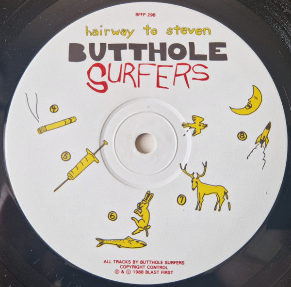 Butthole Surfers : Hairway To Steven (LP, Album, Gre)