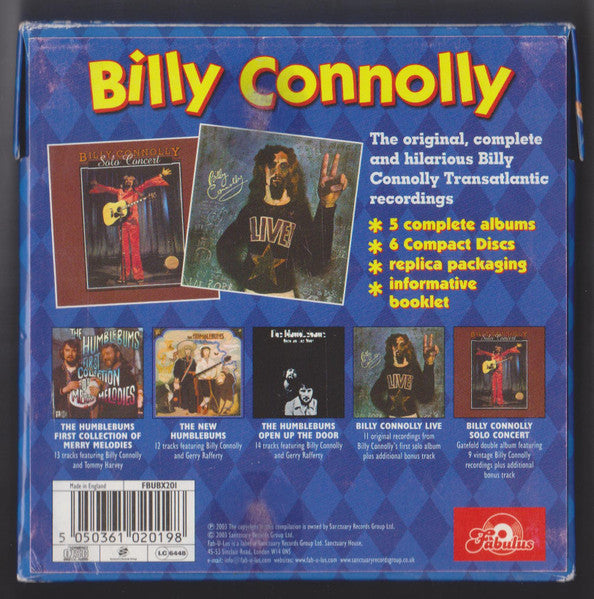 Billy Connolly : Humble Beginnings (Box + 6xCD, Album, Comp)