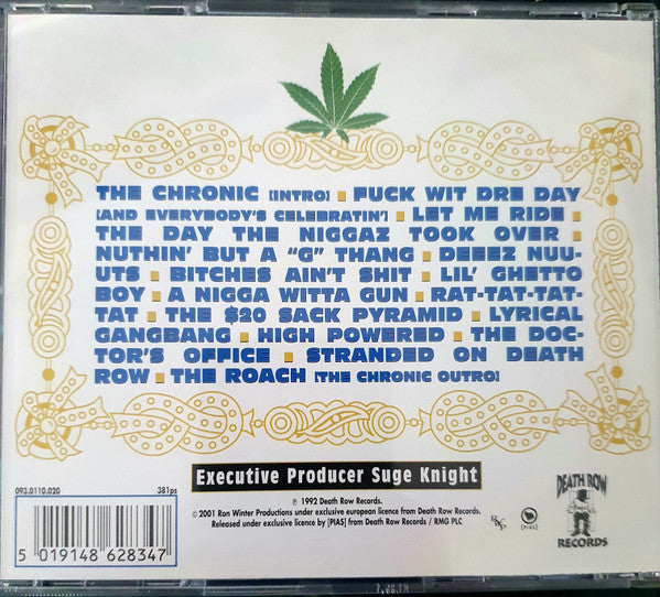 Dr. Dre : The Chronic (CD, Album, RE, RM)
