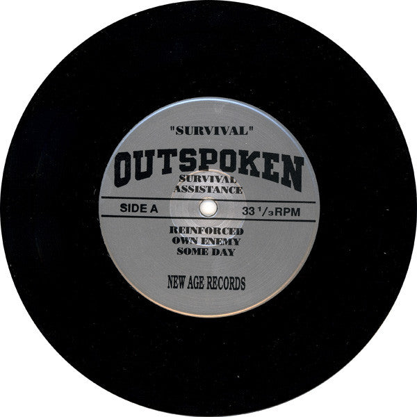 Outspoken : Survival (7", EP)