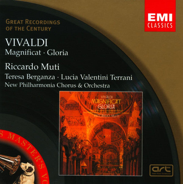 Vivaldi*, Riccardo Muti, Teresa Berganza, Lucia Valentini Terrani, New Philharmonia Chorus, New Philharmonia Orchestra : Magnificat • Gloria (CD, RE, RM)