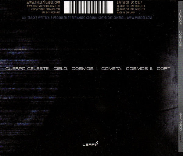 Murcof : Cosmos (CD, Album)
