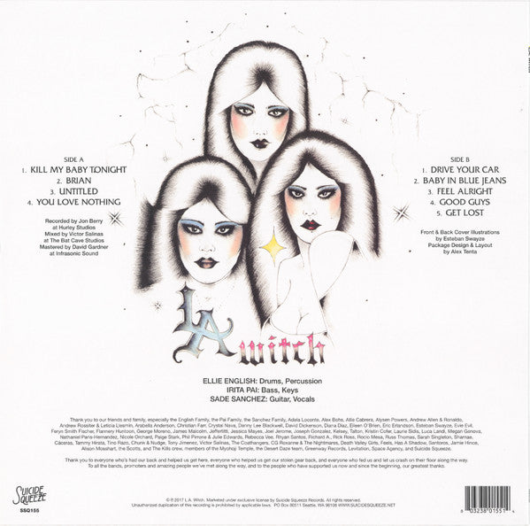 L.A. Witch : L.A. Witch (LP, Album, Ltd, Pin)