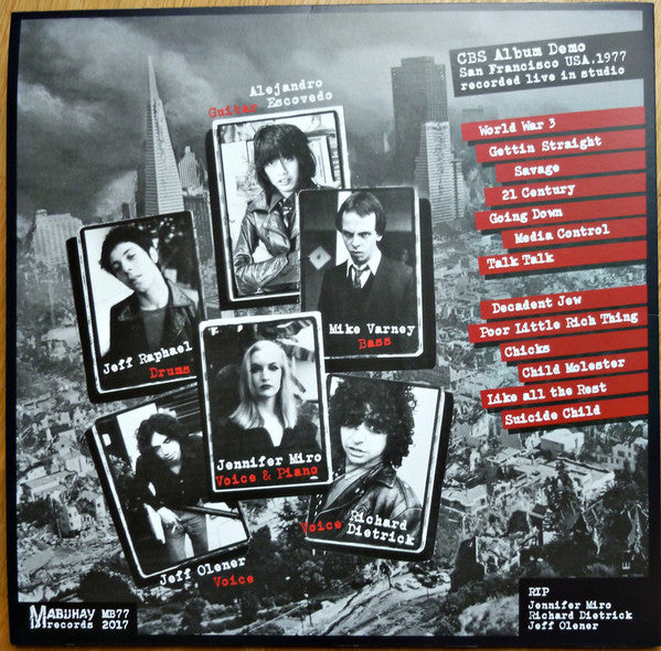 The Nuns : CBS Demo 1977 (LP, Unofficial)