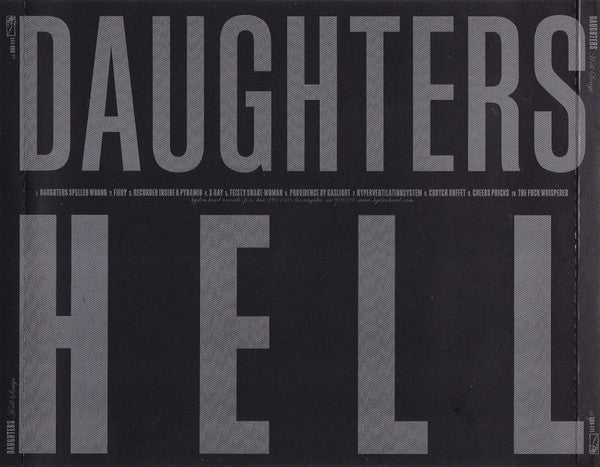 Daughters : Hell Songs (CD, Album)