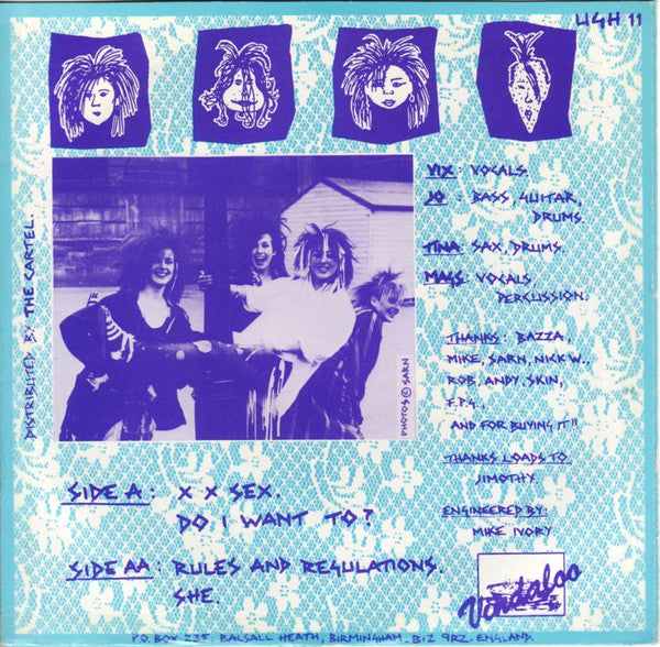 We've Got A.... Fuzzbox.... And We're Gonna Use It!!* : Rules & Regulations (7", EP, Blu)