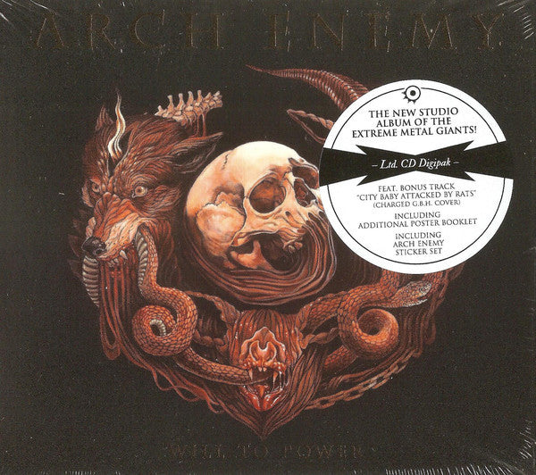 Arch Enemy : Will To Power (CD, Album, Ltd, Dig)