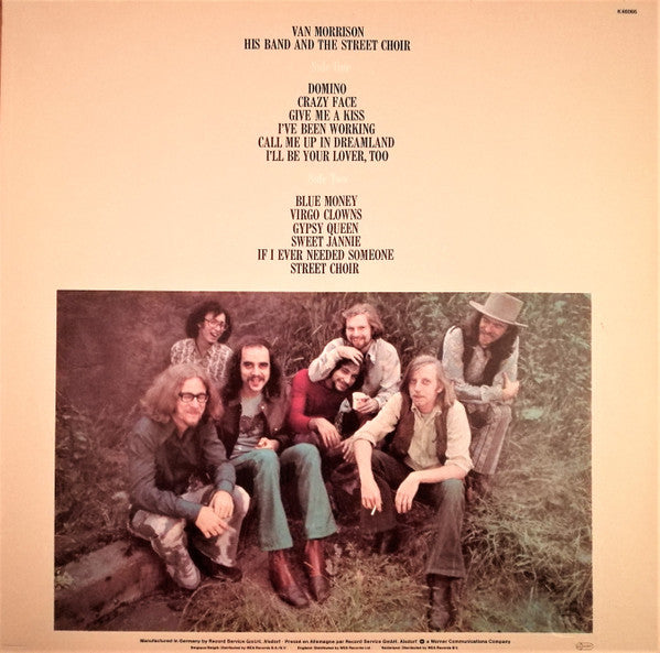 Van Morrison : His Band And The Street Choir (LP, Album, RE)
