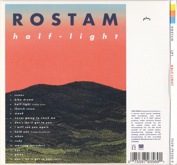 Rostam : Half-Light (CD, Album)