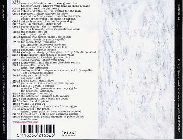 2 Many DJ's : As Heard On Radio Soulwax Pt.2 (CD, Comp, Enh, Mixed, RE)