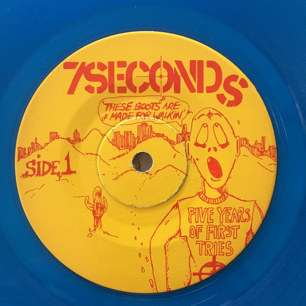 7 Seconds : Blasts From The Past E.P. (7", EP, Blu)