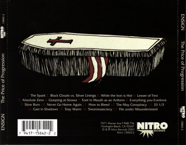 Ensign : The Price Of Progression (CD, Album)