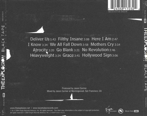 The Explosion : Black Tape (CD, Album)