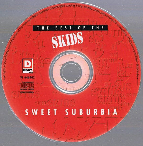 Skids : Sweet Suburbia - The Best Of The Skids (CD, Comp, RE)