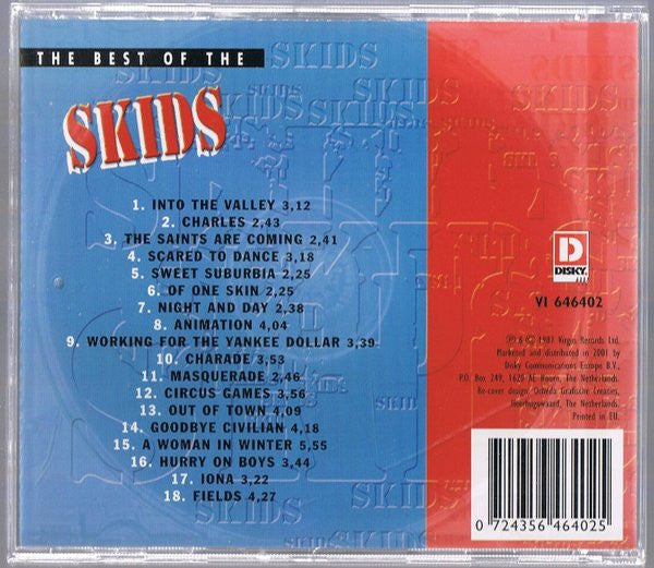 Skids : Sweet Suburbia - The Best Of The Skids (CD, Comp, RE)