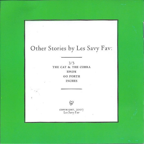 Les Savy Fav : Let's Stay Friends (CD, Album)