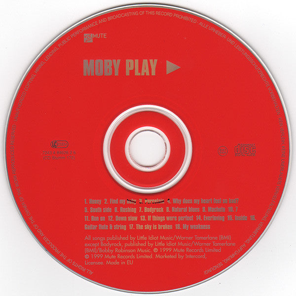 Moby : Play (CD, Album)