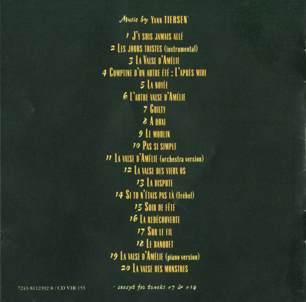 Yann Tiersen : Amelie (CD, Album)