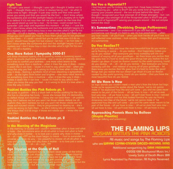 The Flaming Lips : Yoshimi Battles The Pink Robots (CD, Album)