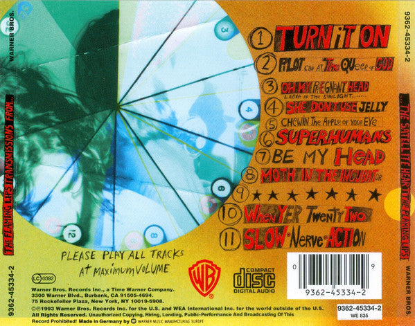 The Flaming Lips : Transmissions From The Satellite Heart (CD, Album, RP)