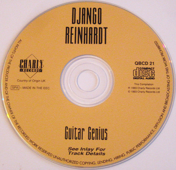 Django Reinhardt : Guitar Genius (CD, Comp)