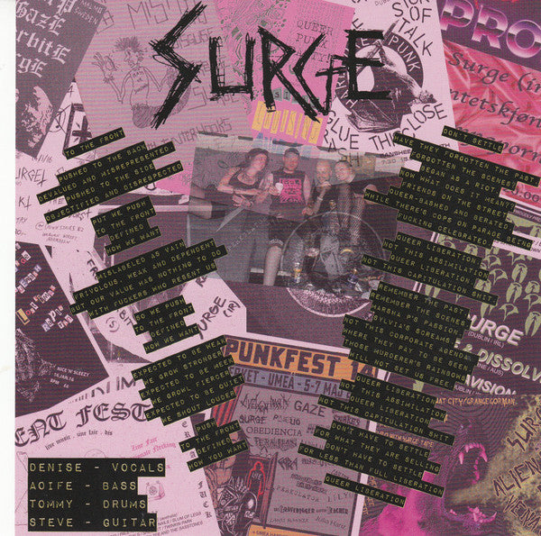Terrorstat, Surge (18) : Terrorstat / Surge  (7", Pin)