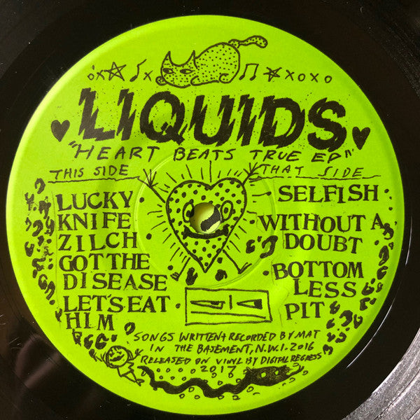 Liquids (2) : Heart Beats True EP (7", EP)