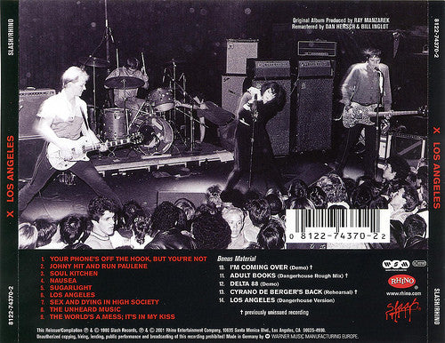 X (5) : Los Angeles (CD, Album, RE, RM)